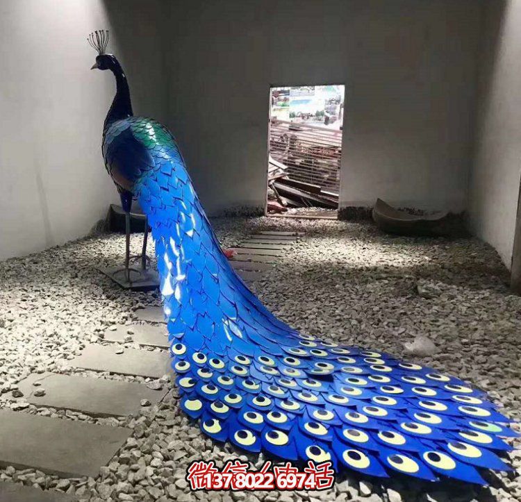優質不銹鋼孔雀雕塑，為城市廣場添彩