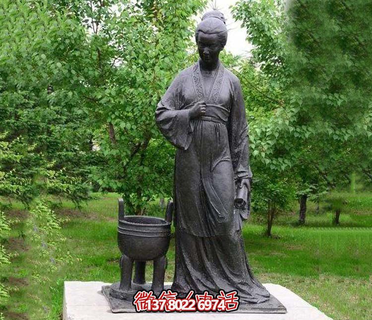 宋代婉約風(fēng)青銅鍛造銅雕,李清照詩(shī)意縈繞 宋代婉約風(fēng)青銅鍛造銅雕,李清照詩(shī)意縈繞