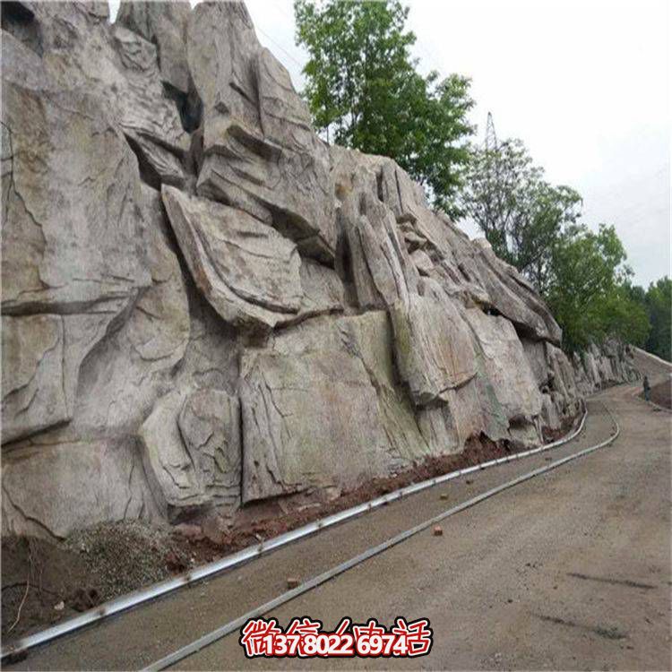 美輪美奐的景觀石，改善戶外街道路邊大型景觀