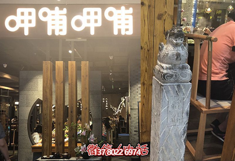 馬柱雕塑,為飯店室內(nèi)裝飾添彩 馬柱雕塑,為飯店室內(nèi)裝飾添彩
