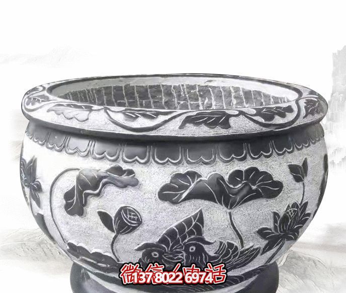 傾情精雕，高端戶外景觀缸雕塑