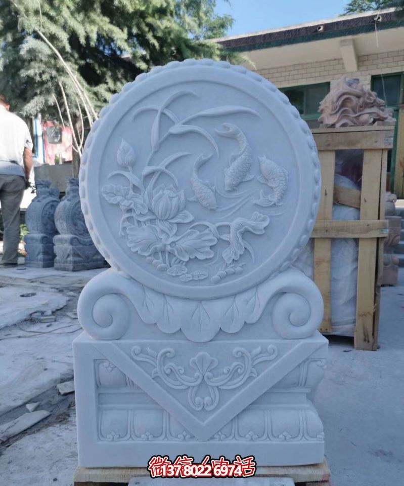 精美大理石雕刻荷花抱鼓石門(mén)墩,點(diǎn)綴庭院門(mén)口 精美大理石雕刻荷花抱鼓石門(mén)墩,點(diǎn)綴庭院門(mén)口