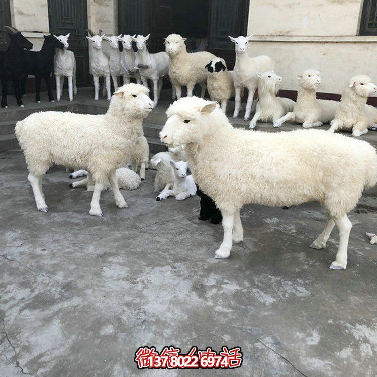 精美仿真動物裝飾雕塑，美化景區游樂場
