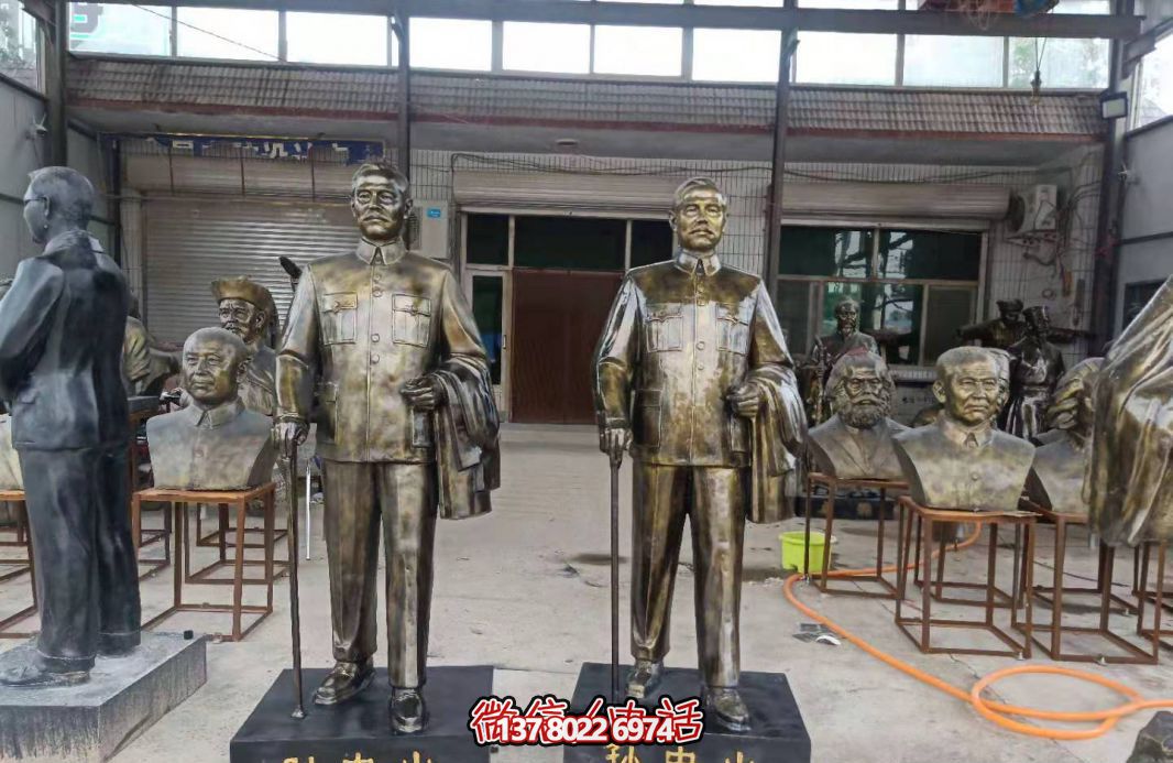 仿銅玻璃鋼孫中山雕塑,點亮校園景區 仿銅玻璃鋼孫中山雕塑,點亮校園景區