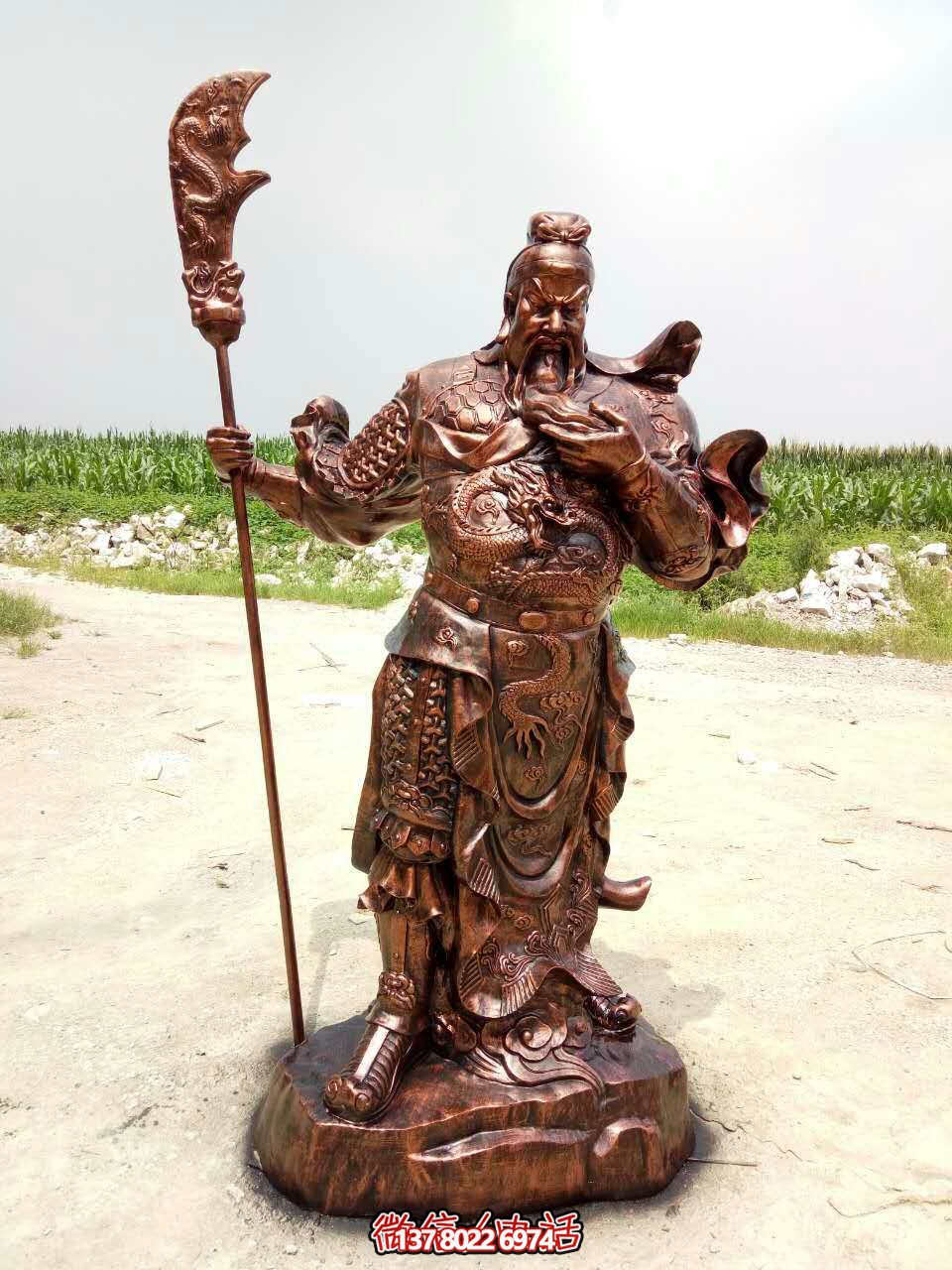 品質(zhì)精良的關公戶外銅雕雕塑 品質(zhì)精良的關公戶外銅雕雕塑