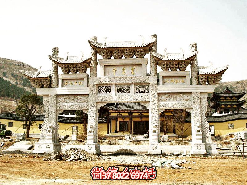 仿古斗拱牌坊，裝點您的景區、寺院門前