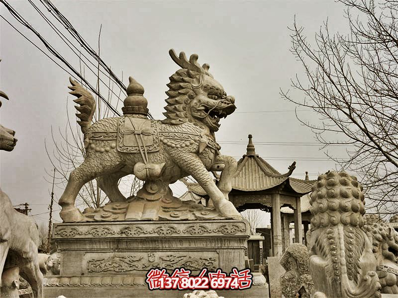 石雕庭院廣場大型戶外動物景觀神獸貔貅雕塑 石雕庭院廣場大型戶外動物景觀神獸貔貅雕塑