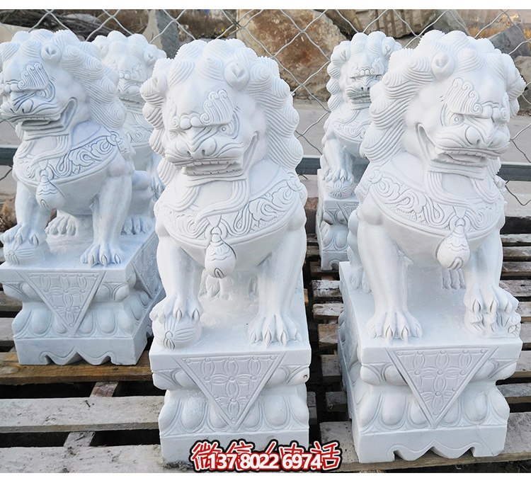 天安門獅子，漢白玉中式傳統(tǒng)北方石獅子