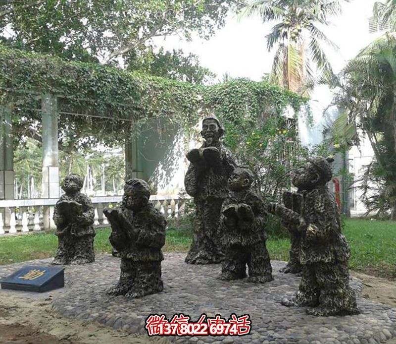 公園創(chuàng)意銅雕孩子們看書(shū)學(xué)習(xí)的書(shū)雕塑 公園創(chuàng)意銅雕孩子們看書(shū)學(xué)習(xí)的書(shū)雕塑